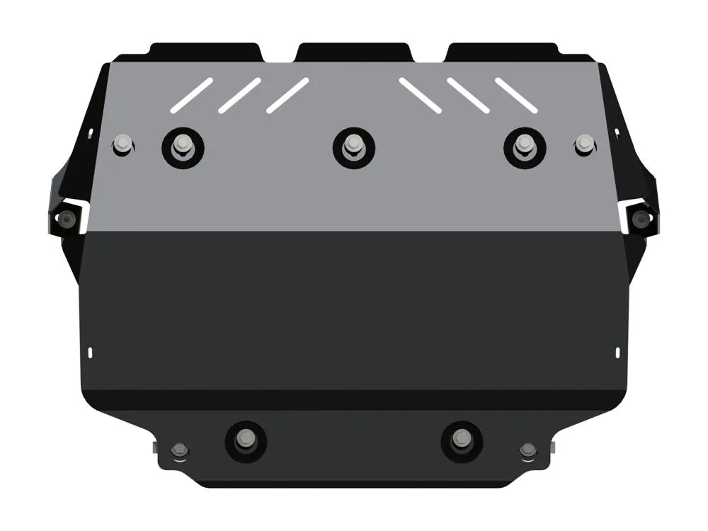 Защита картера и КПП Audi A3 (8P) (2003-2012) V-1.2TSI; 1.4TSI; 1.8TSI; 2.0TSI /Seat Altea Freetrack (2007-2015) V-2.0DSG /Seat Leon II (1P1 HB) (2005-2012) /Skoda Octavia A5 (FL/Scout) (A5) (2008-2013) V-1,4; 1,4TSI; 1.6; 1,8TSI; 2,0TDi 4x4 /Superb (3T43