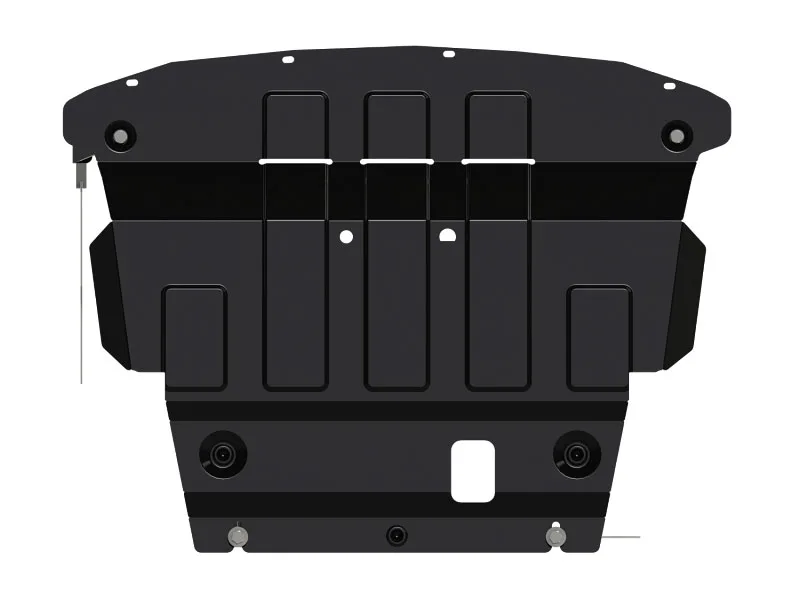 Защита картера и КПП Ford Fiesta (2017-) V-1,0 МТ FWD (Шериф)