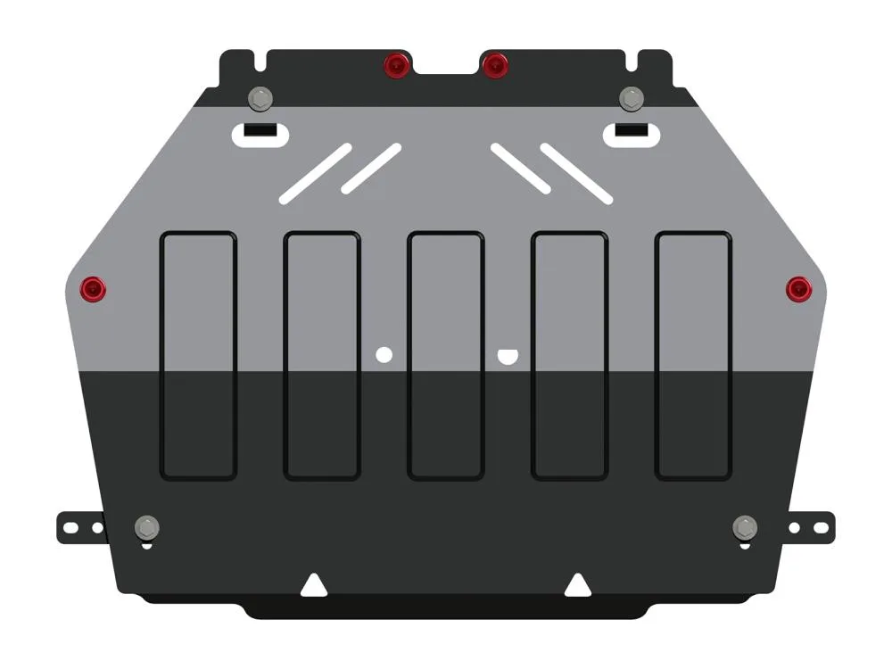 Защита картера и КПП Mitsubishi Outlander сборка Япония (2012-) V-2.0CVT 4WD/ (2015-) V-2.4 CVT 4WD  (Шериф)