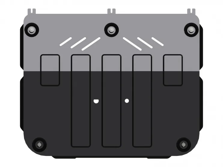 Защита картера и КПП Chery Arrizo 7 (2014-) V-1.6 MT (Шериф)