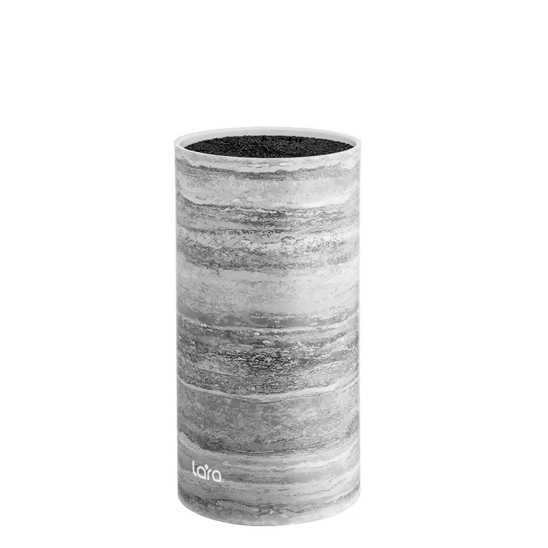 Подставка для ножей Soft touch gray LARA LR05-103