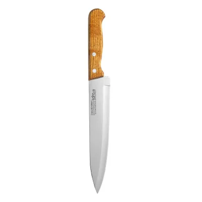 Нож поварской LARA 20.3см/8"", деревянная буковая ручка, сталь 8CR13Mov 1 мм, (блистер) LR05-40