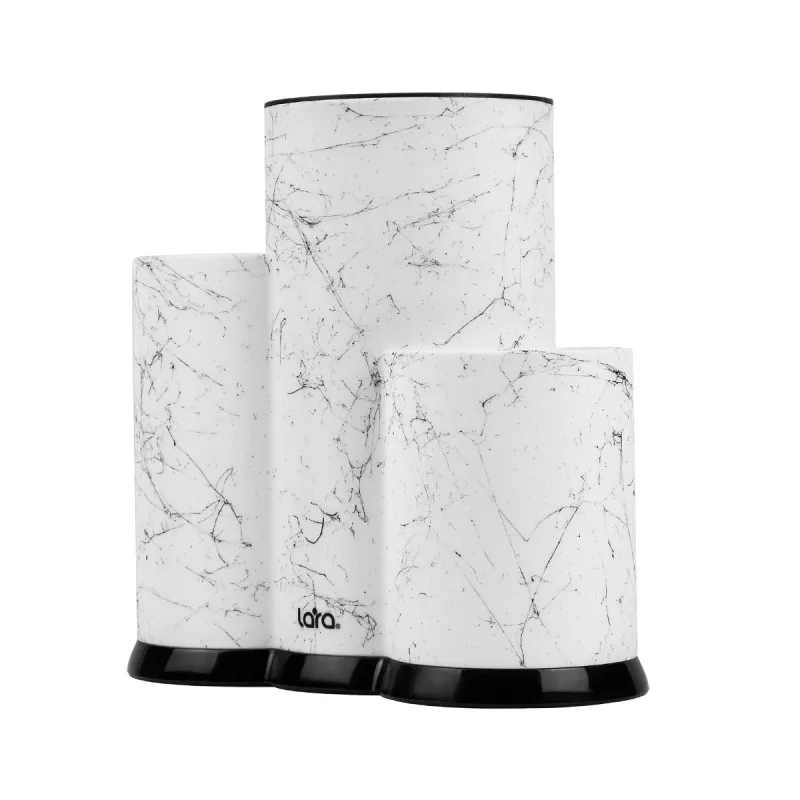Подставка LARA для ножей универсальная  слоты LR05-107 White