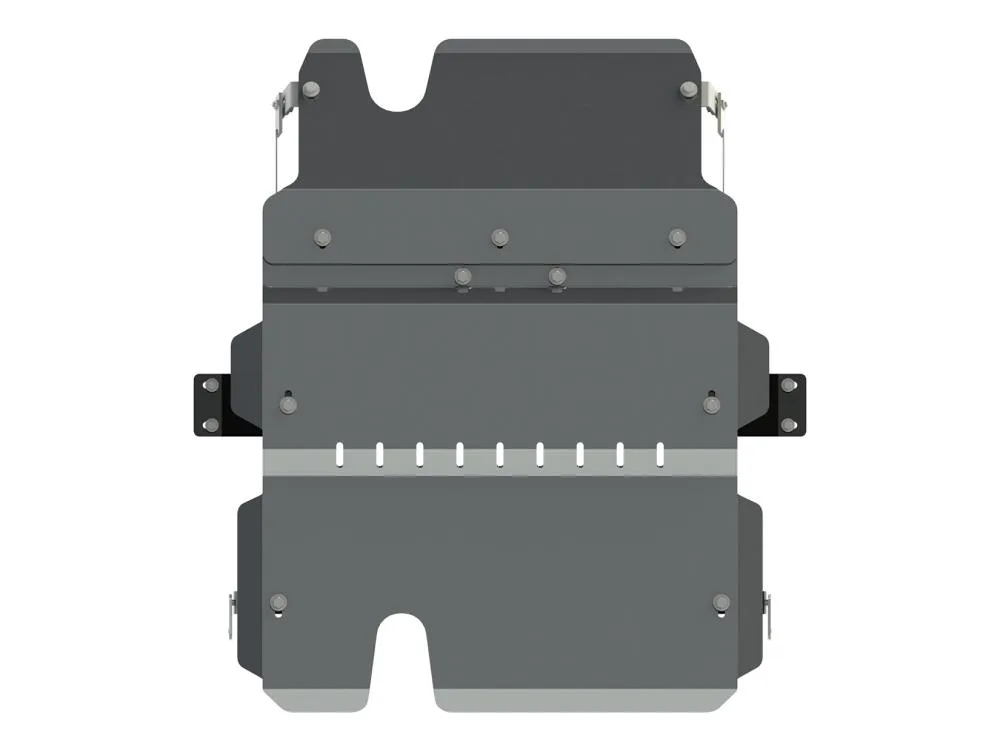 Защита картера, КПП и РК Toyota Land Cruiser 76 (2012-) V-4,2 D MT (АМг 5мм) (Шериф)