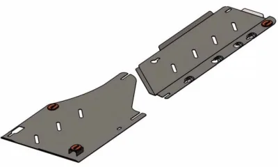 ALF6902st Защита топливопровода (2 части) MG 5 2022- /MG 6 2020- V -все (сталь 2мм) Альфеко