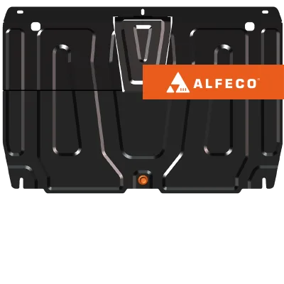ALF7001st Защита картера и КПП Jetour Dashing 2022- V-все FWD/Jetour X90 Plus 2022- V-все FWD//X70 Plis (2023-)  (сталь 1.5мм) Альфеко