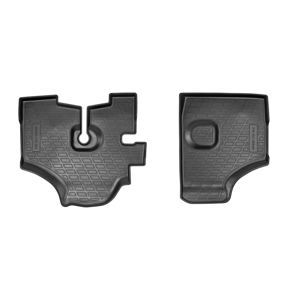 Коврики в салон полиуретан для Chevrolet DAMAS 3D 2014 (микровэн) (передняя пара)
