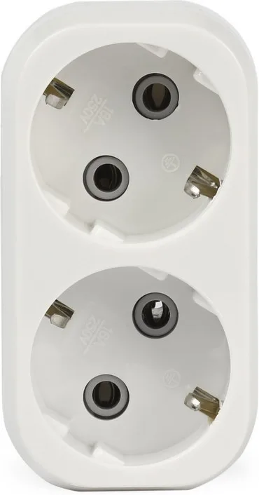 Разветвитель (двойник) с/з 16А Smartbuy SBE-16-A02-2
