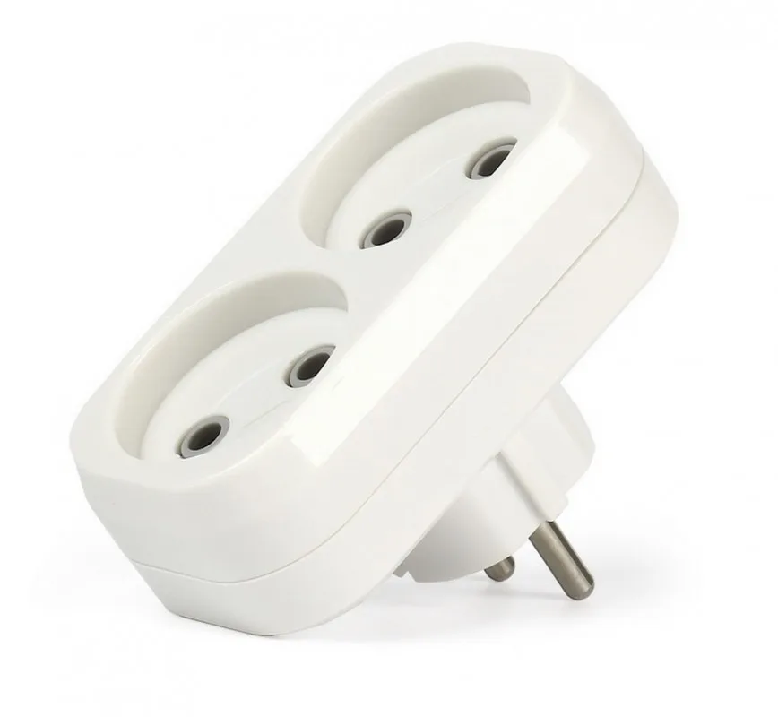 Разветвитель (двойник) б/з 10А Smartbuy SBE-10-A02-2