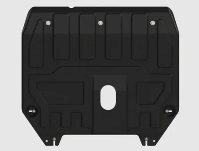 Защита картера и КПП Москвич 3 (2021-) V-1,6 AT FWD/JAC JS4 (2021-) V-1,6 AT FWD  (сталь 1.8мм) Шериф