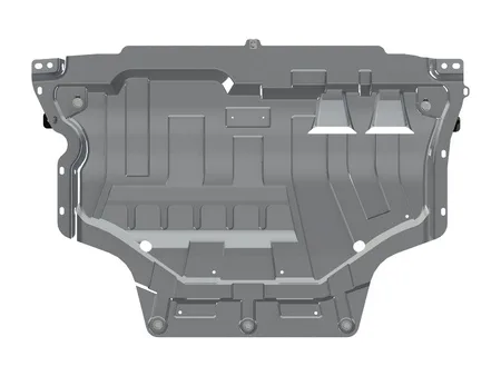Защита картера и КПП Audi А3 (2012-2020) V-1.2TSI; 1,4 TSI АТ (CVT) /A3 (8Y) (2021-) V-1.4TSI /Ford Transit Connect Hybrid (2025-) V-1.5 AT FrontWD /Skoda Karoq (2018-) V-1.4; 1.8; 2,0 TDI FWD. AWD /Octavia A7 (RS) (A7) (2013-) V-1,4 МТ; 1,4 TSI МТ; 1,6 M