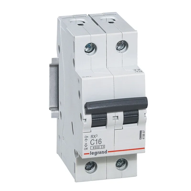 Автом. выкл. LEGRAND 2Р 10А RX3 4,5 кА C