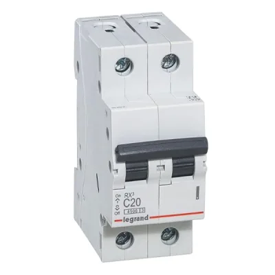 Автом. выкл. LEGRAND 2Р 20А RX3 4,5 кА C