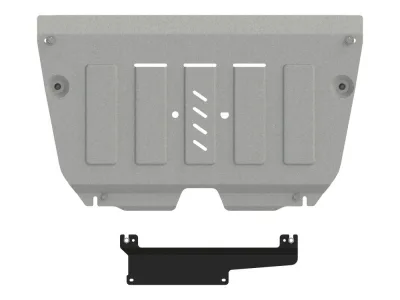 Защита картера и КПП Toyota Camry V50 (2006-2018) V-2,4/Toyota Camry V70 (2018-) V-2,0;2.5/Toyota Rav 4 (2018-) V-2.0 АТ; 2.0 МТ; 2,5 АТ/Lexus NX250 (2022-) V-2,5 АТ FullWD (Амг 4мм) (Шериф)