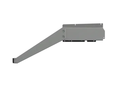 Защита трубок кондиционера JAC GS8 (2016 - 2022) V-2.0 AT (АМг 4мм) (АЛЮМИНИЙ) Шериф