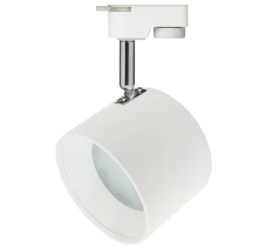 Светильник трековый ЭРА TR15 WH/SL GX53, алюминий, 96*80*178мм, белый/серебро