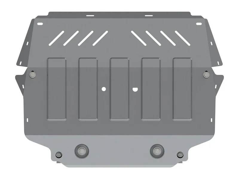 Защита картера и КПП Skoda Yeti (2009-) V-1.4,2.0,2.0TDI/VW Jetta (2005-2010) V-1.4,1.6,1.9D (АМг 4мм) (Шериф)