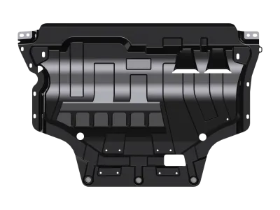 Защита картера и КПП Volkswagen Tiguan (2017-) V-1,4; 2,0 MT/АТ; 2,0TD АТ 4WD/Kodiaq (2017-) V-1,4TSI: 2,0 TSI: 2.0TDI (сталь 1.8мм) Шериф