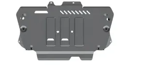 Защита картера и КПП Ford Kuga (2014-2020) V-1,5 АТ; 2,5 АТ/1,6 АТ 4wd; 2,5 АТ 4wd (Амг 4мм) (АЛЮМИНИЙ) Шериф