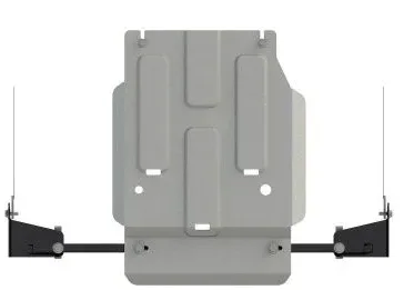 Защита РК Mitsubishi L200 (Triton) Sd (2015-) V-2.4 TD/Митсубиси Паджеро Спорт (2016-) V-2.4 TDI MT Super Select (АМг 6мм) (АЛЮМИНИЙ)  Шериф