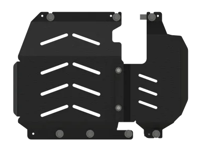 Защита картера Ford Ranger (2015-2019) V-2,2D AT 4WD (сталь 3мм) Шериф