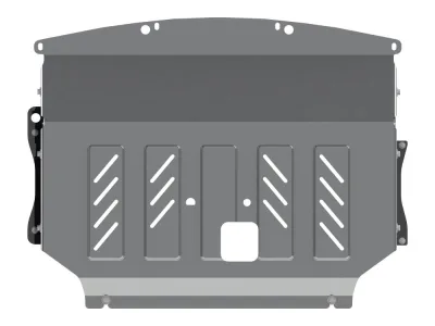 Защита картера и КПП Kia Soul (2014-2019) V-1.6 AT (АМг 4мм) (АЛЮМИНИЙ) Шериф