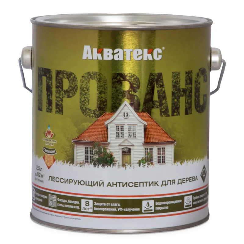 Антисептик д/дерева Прованс акватекс венге 2,5л