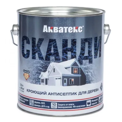 Антисептик д/дерева Сканди акватекс карамель 2,5л