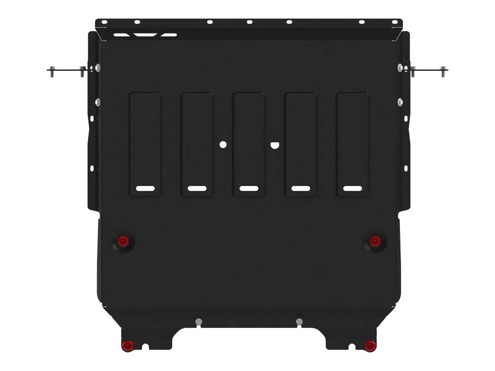 Защита картера и КПП Geely Tugella (2020-) V-2,0 AT FullWD/ Knewstar 001 (2024-) (сталь 2мм) Шериф