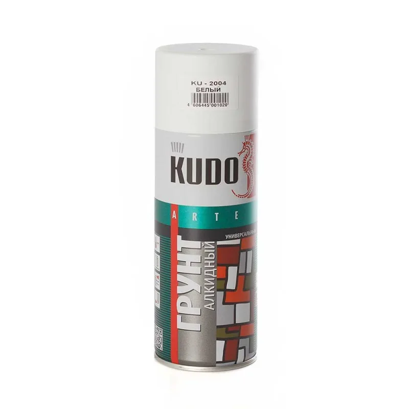 Грунт KUDO аэрозольный универсальный белый 520 мл KU-2004