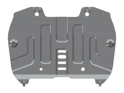 Защита картера и КПП Toyota Camry (2018-) V-2,0 AT FWD; 2,5 AT FWD; 3,5 AT FWD/Lexus ES200 (2018-) V2,0 АТ FWD/ES250 (2018-) V-2,5 АТ FWD/ES350 F-Sport (2018-) V-3,5 АТ FWD (АМг 3мм) (Шериф)