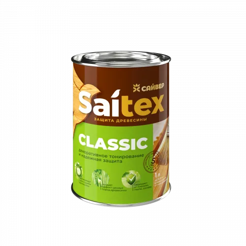 Деревозащитное средство Saitex Classic Бесцветный 1л.