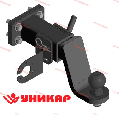 Тягово-сцепное устройство Mitsubishi Pajero II поколение (1991-2000) /Toyota Land Cruiser 80 (1996-2007)/Toyota Land Cruiser 60, 70 (1980-2015) /Toyota Land Cruiser Prado 70 (1987-1996)/Nissan Safari II и III поколение (1987-2007) тип шара Е (б/электрики)