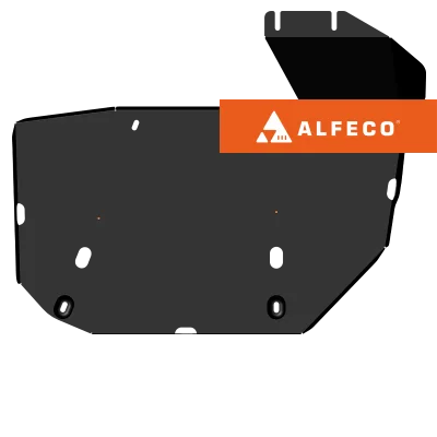ALF5628st Ззащита топливного бака и адсорбера (2 части) JAC GS6 (2022-) V-все (сталь 2мм) Альфеко