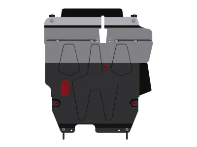 Защита картера и КПП  Mitsubishi Outlander (2003-2006) V-2,0; 2,4 / Mitsubishi Airtrek (2001-2008) V-2,0; 2,4 (сталь 2мм) Шериф