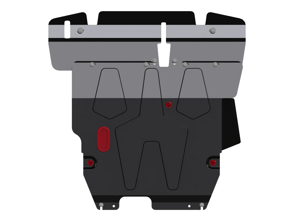 Защита картера и КПП  Mitsubishi Outlander (2003-2006) V-2,0; 2,4 / Mitsubishi Airtrek (2001-2008) V-2,0; 2,4 (сталь 2мм) Шериф