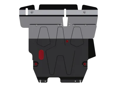 Защита картера и КПП  Mitsubishi Outlander (2003-2006) V-2,0; 2,4 / Mitsubishi Airtrek (2001-2008) V-2,0; 2,4 (сталь 2мм) Шериф