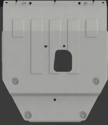 Защита картера VGV U75 Plus (2023-) V-2,0T AT FWD  (АМг 4мм) (АЛЮМИНИЙ) Шериф