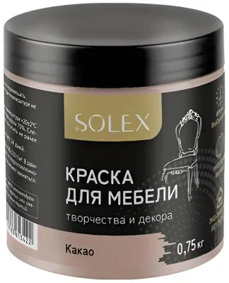 Краска для мебели КАКАО 0,75кг SOLEX 3422