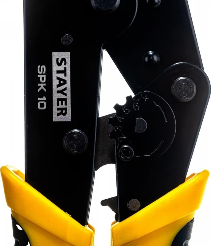 Пресс-клещи SPK-10 для мед наконечн и гильз 0.5-10мм STAYER Prof 45440
