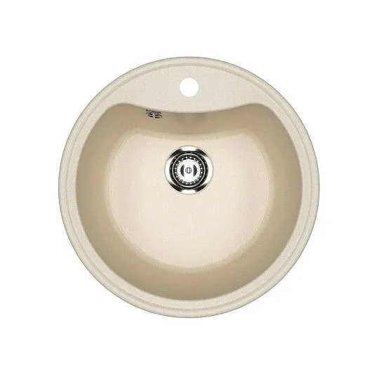 Мойка Ulgran U-601-328 круглая, Ø510*210мм, бежевый