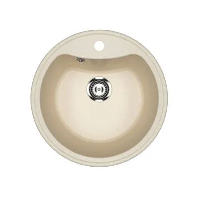 Мойка Ulgran U-601-328 круглая, Ø510*210мм, бежевый