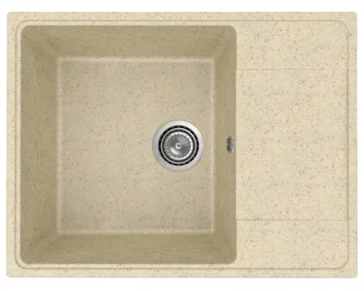 Мойка ULGRAN Practic PR-M 650-002 650*495мм слоновая кость