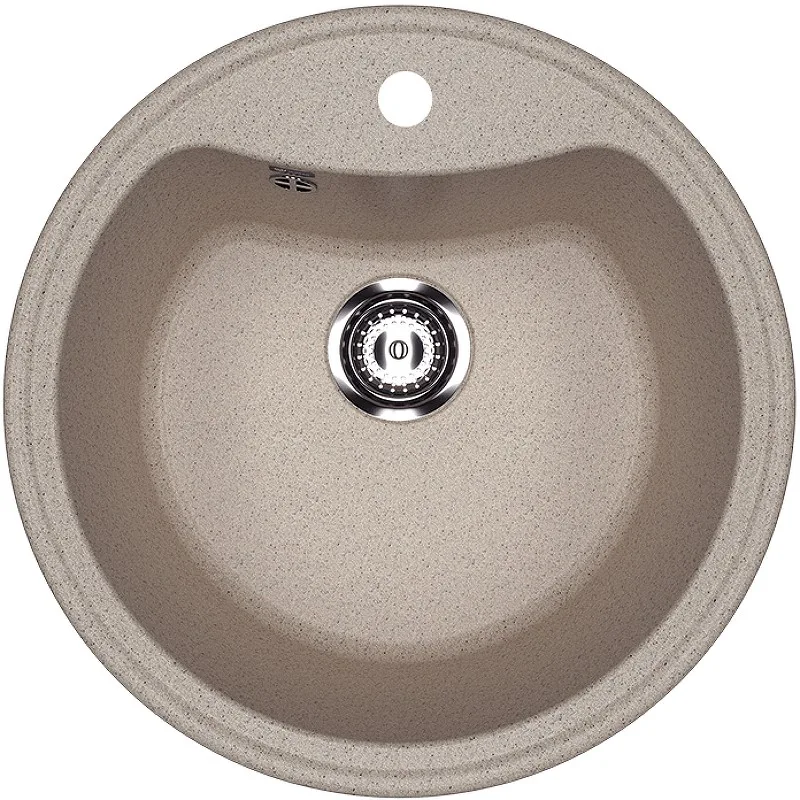 Мойка Ulgran U-601-302 круглая, Ø510*210мм, песочный
