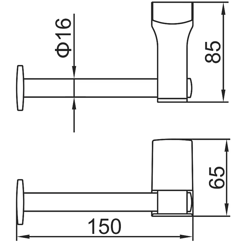 Бумагодержатель графит Ledeme L30303U-4