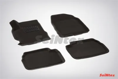 Ковры салонные текстильные 3D Mazda 3 (2009-) черный Синтекс