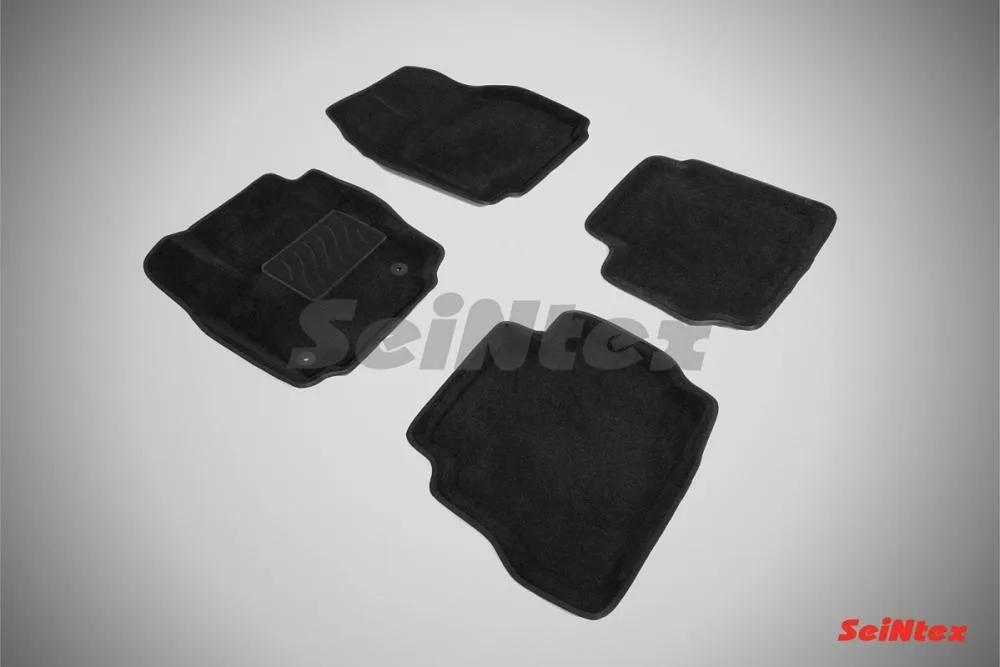Ковры салонные текстильные 3D Ford Mondeo (2007-) черный Синтекс