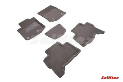 Ковры салонные текстильные 3D Лексус GX 460 (2009-) серый Синтекс