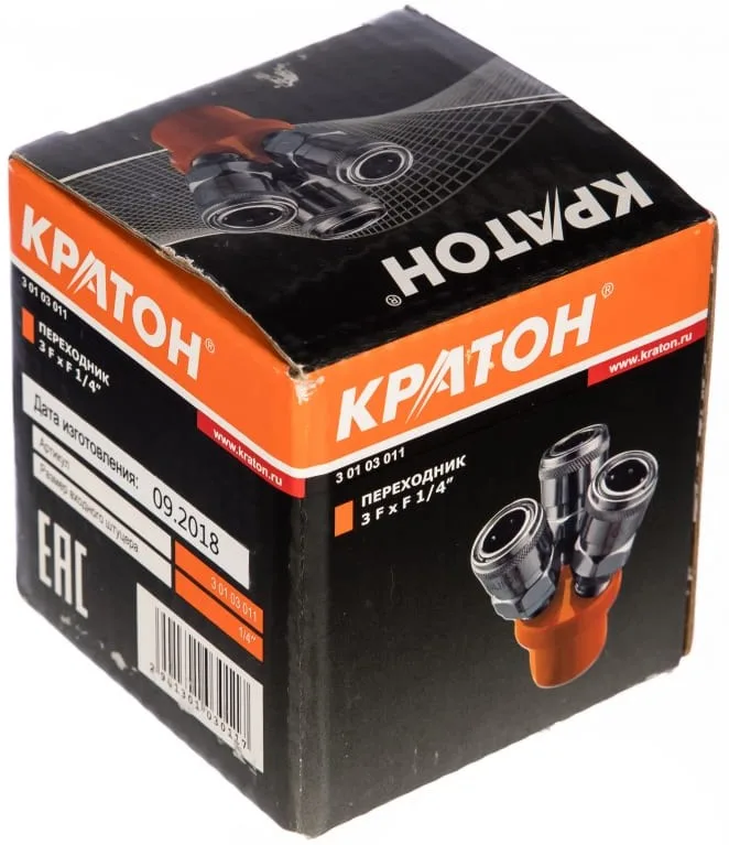 Переходник Кратон 3F x 1/4"F 3 01 03 011