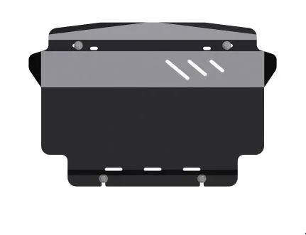 Защита картера Audi A6 Allroad (4B; C5) (2000-2006) V-2,7; 4,2; 2,5d /Skoda Superb (2002-2008) V-1,8; 2,0; 2,8; 1,9D; 2,0D;2,5D (сталь 2,0 мм) (Шериф)